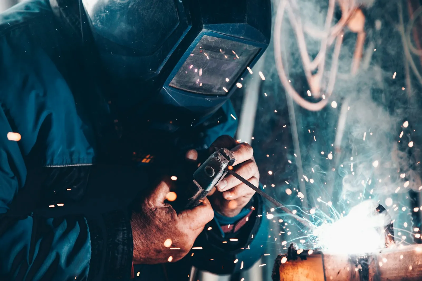 Metal fabrication and welding operation